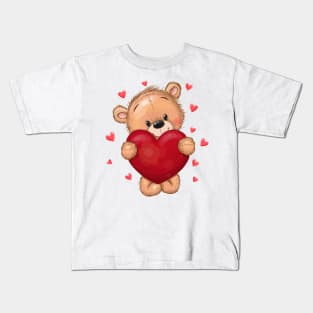 Cute Teddy Bear Kids T-Shirt